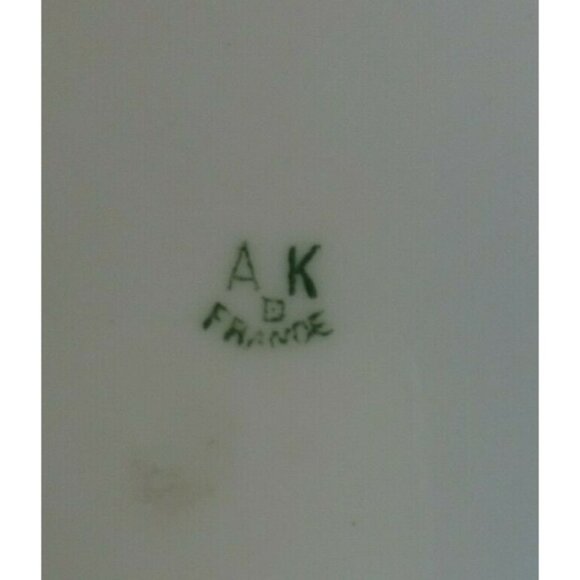 Limoges AK D France Decorative Plate Antique Circa 1890-1910 Stouffer - Picture 7 of 7